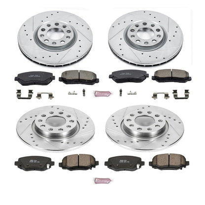PowerStop Front & Rear Z23 Evolution Sport Brake Kit | Chrysler 200 (15-17) (K7288)