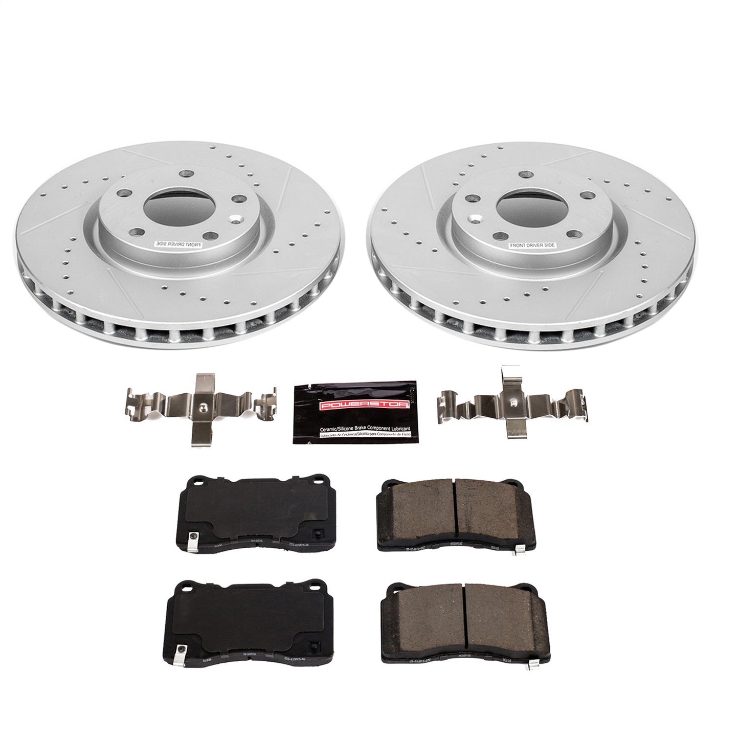 PowerStop Z23 Evolution Sport Front Brake Kit | Chevrolet Corvette (15-19) (K7290)