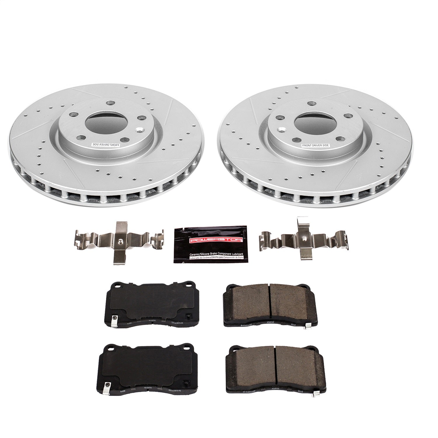 PowerStop Z23 Evolution Sport Front Brake Kit | Chevrolet Corvette (15-19) (K7290)