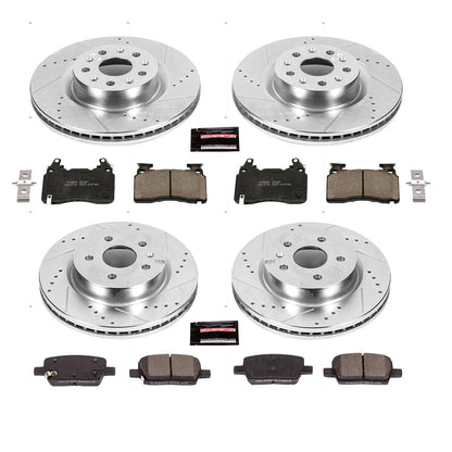 PowerStop Front & Rear Z23 Evolution Sport Brake Kit | Cadillac CT6 (16-18) (K7292)