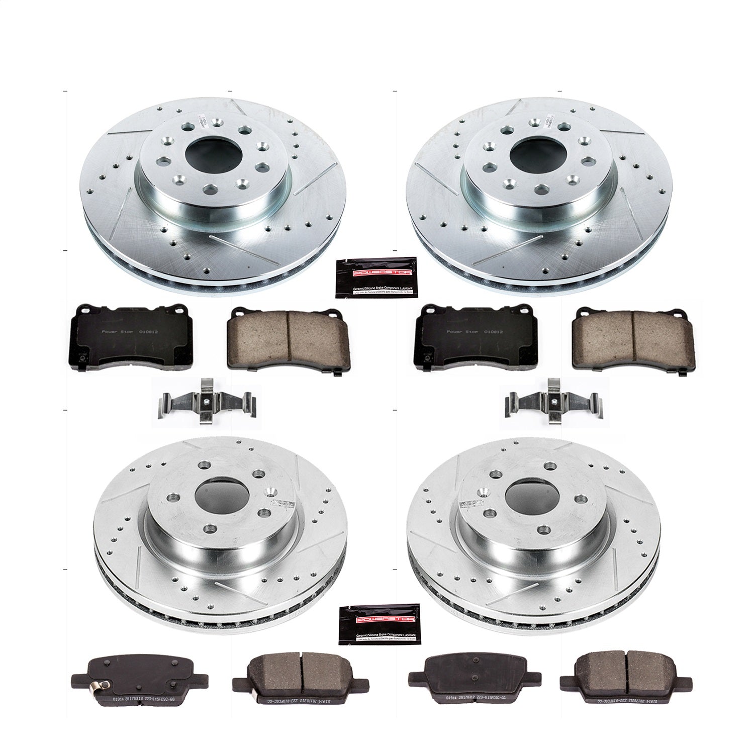 PowerStop Front & Rear Z23 Evolution Sport Brake Kit | Chevrolet Camaro (16-19) (K7293)