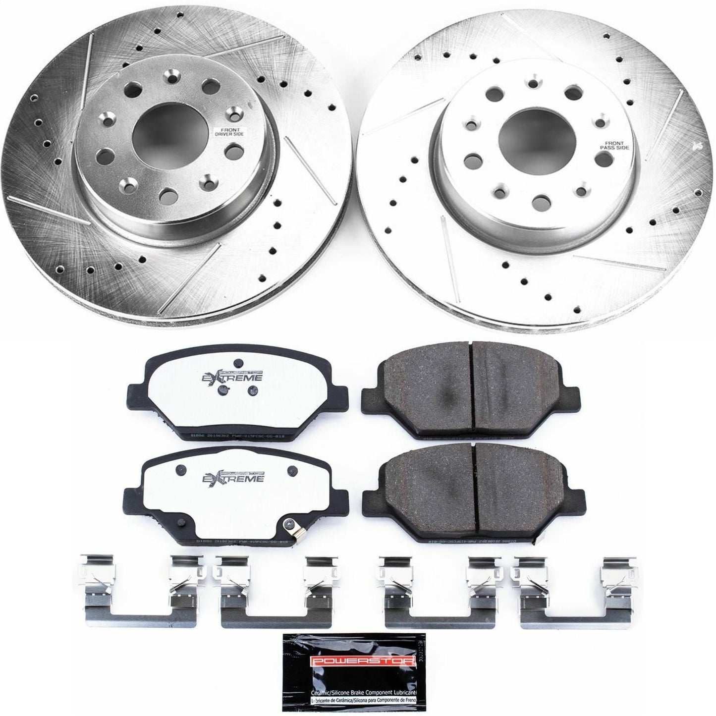 PowerStop Front Z26 Street Warrior Brake Kit | Chevrolet Camaro (16-19) (K7295-26)