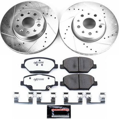 PowerStop Front Z26 Street Warrior Brake Kit | Chevrolet Camaro (16-19) (K7295-26)