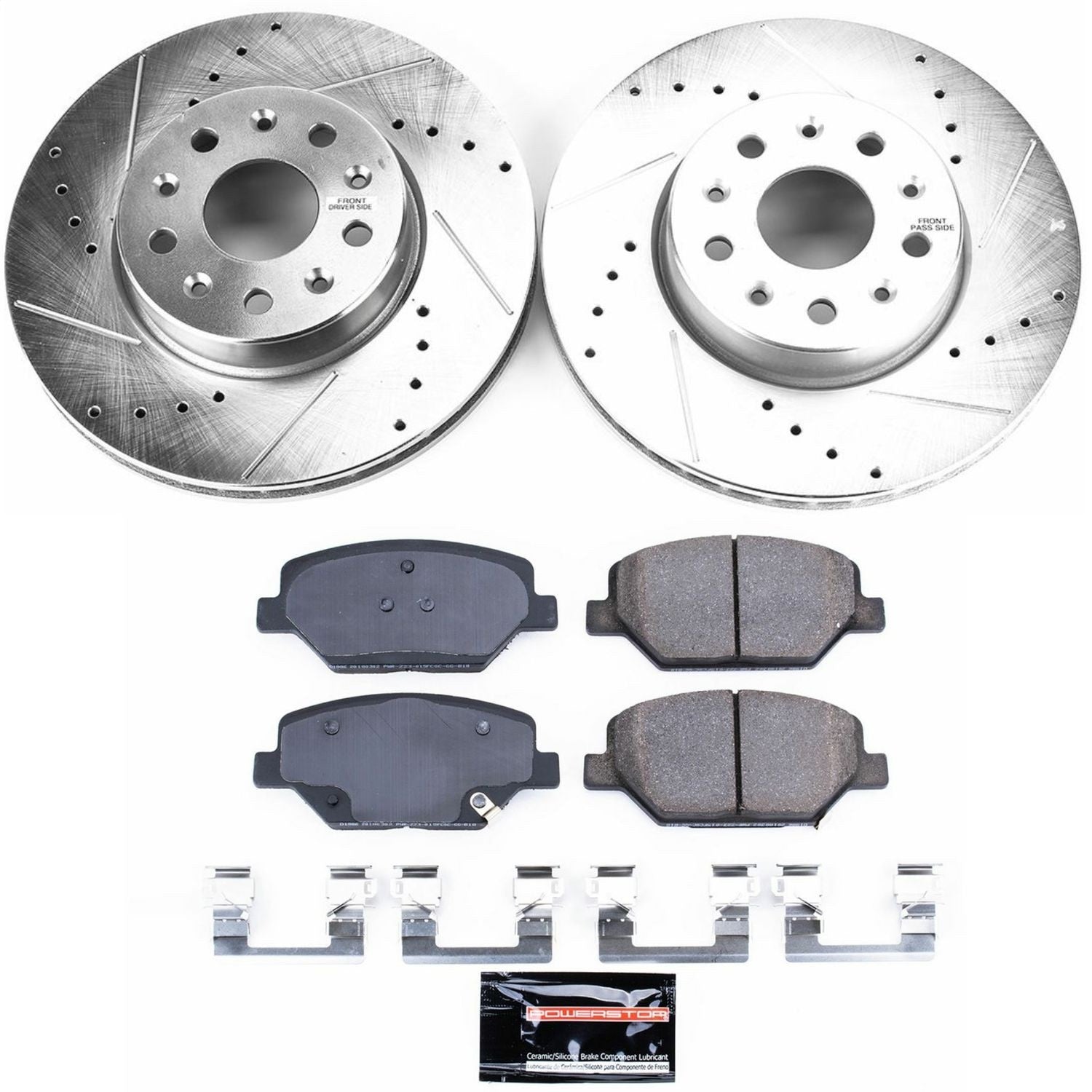 PowerStop Front Z23 Evolution Sport Brake Kit | Chevrolet Camaro (16-19) (K7295)