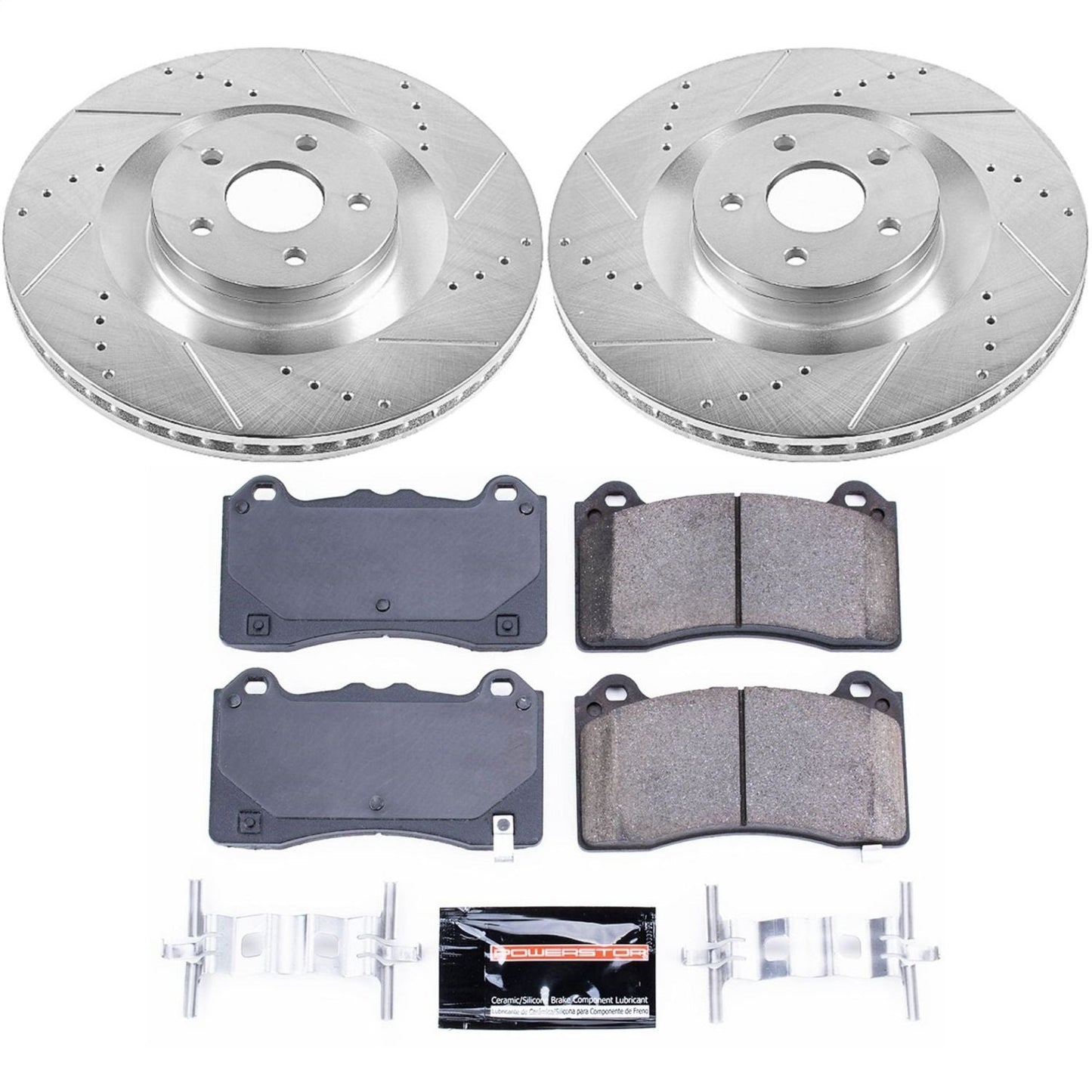 PowerStop Front Z23 Evolution Sport Brake Kit | Ford Focus (16-18) (K7318)