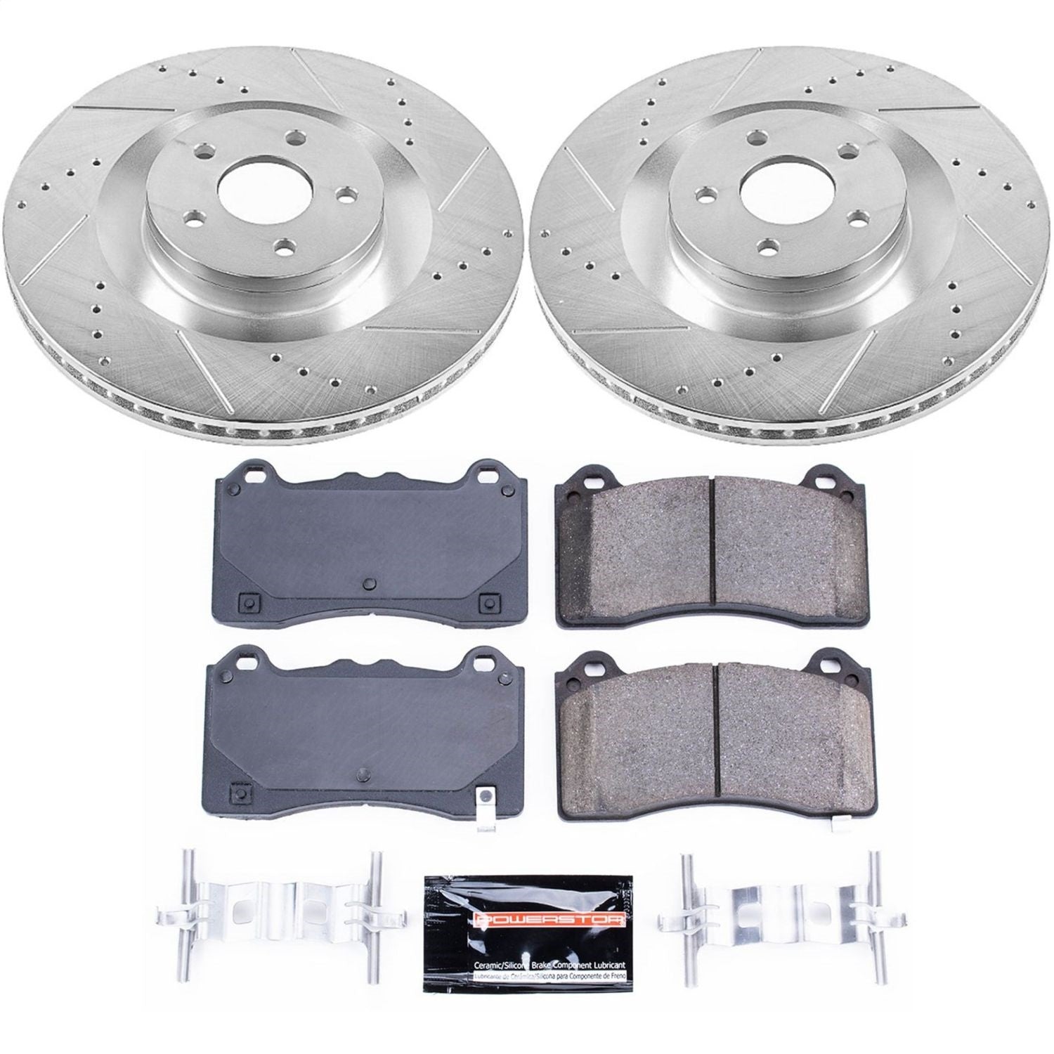 PowerStop Front Z23 Evolution Sport Brake Kit | Ford Focus (16-18) (K7318)