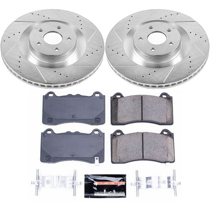 PowerStop Front Z23 Evolution Sport Brake Kit | Ford Focus (16-18) (K7318)