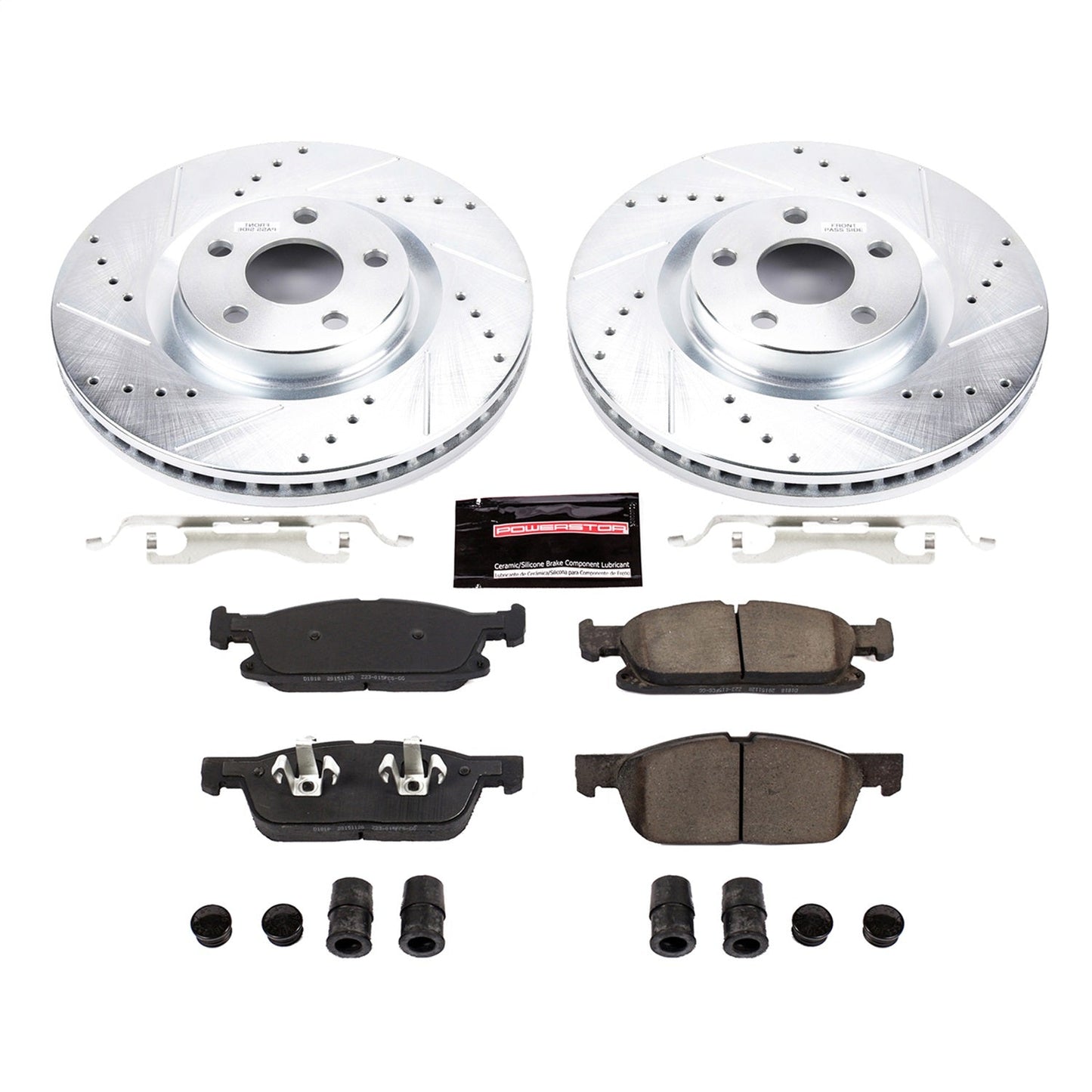 PowerStop Z23 Evolution Sport Front Brake Kit | Ford Edge (15-19) (K7321)