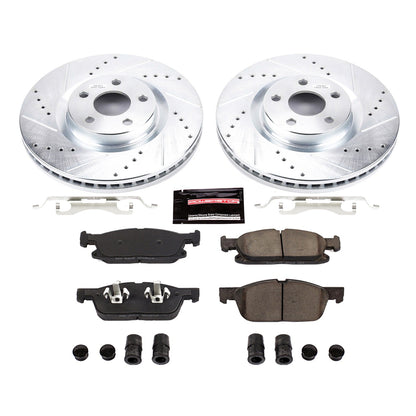 PowerStop Z23 Evolution Sport Front Brake Kit | Ford Edge (15-19) (K7321)