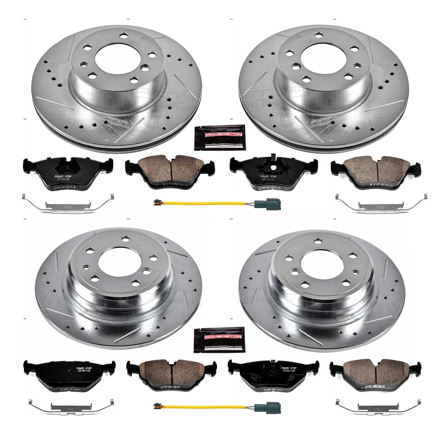 PowerStop Front & Rear Z23 Evolution Sport Brake Kit | BMW 525i (89) (K7335)