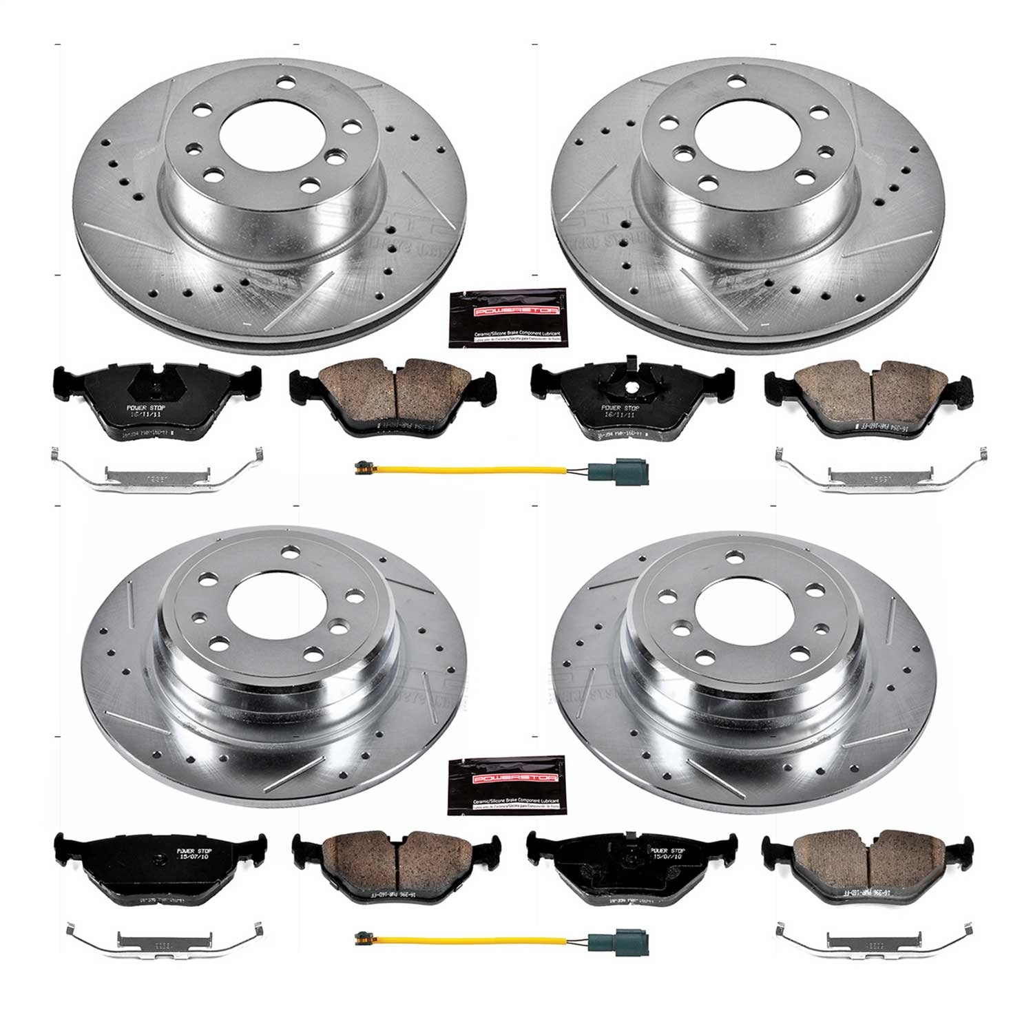 PowerStop Front & Rear Z23 Evolution Sport Brake Kit | BMW 525i (89) (K7335)