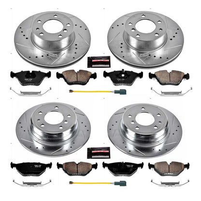 PowerStop Front & Rear Z23 Evolution Sport Brake Kit | BMW 525i (89) (K7335)