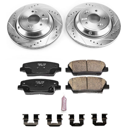 PowerStop Rear Z23 Evolution Sport Brake Kit | Hyundai Equus (11-16) (K7341)