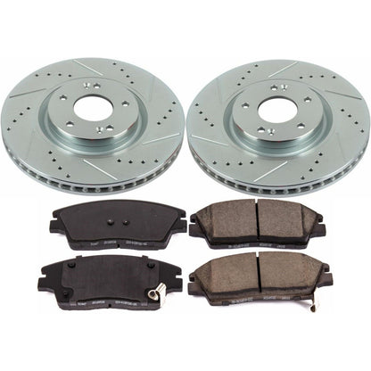 PowerStop Z23 Evolution Sport Front Brake Kit | Hyundai Tucson (15-17) (K7343)