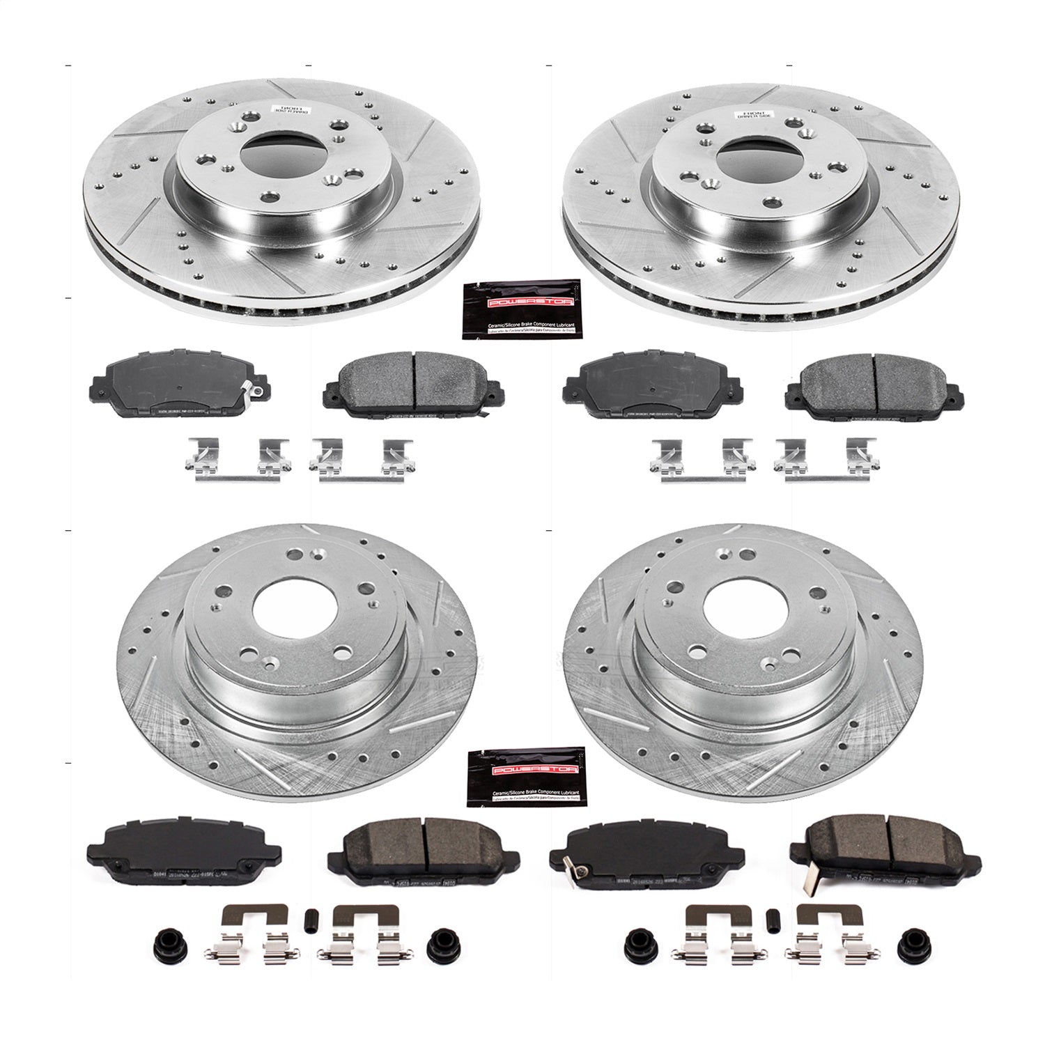 PowerStop Front & Rear Z23 Evolution Sport Brake Kit | Honda HR-V (16-18) (K7349)