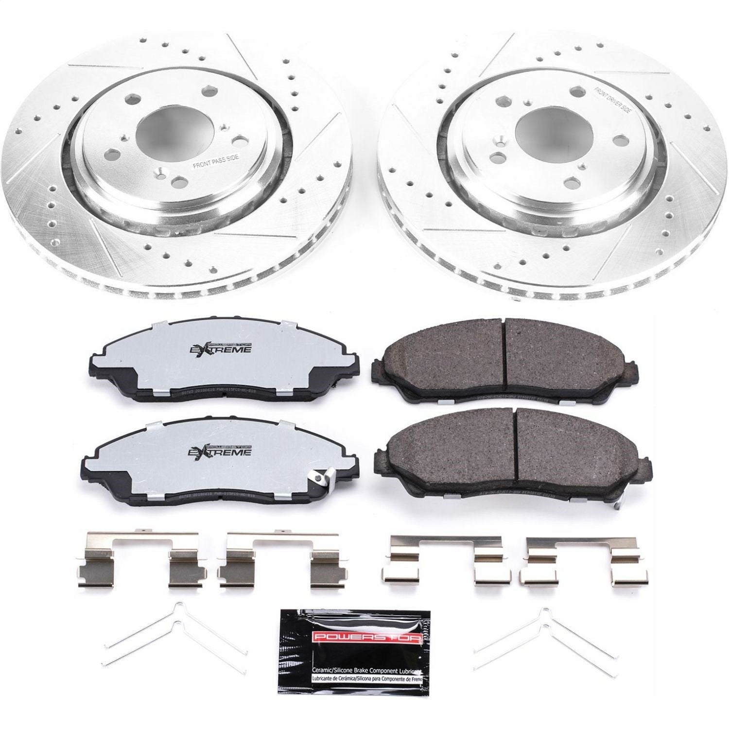 PowerStop Front Z36 Truck & Tow Brake Kit | Acura MDX (17-19) (K7352-36)