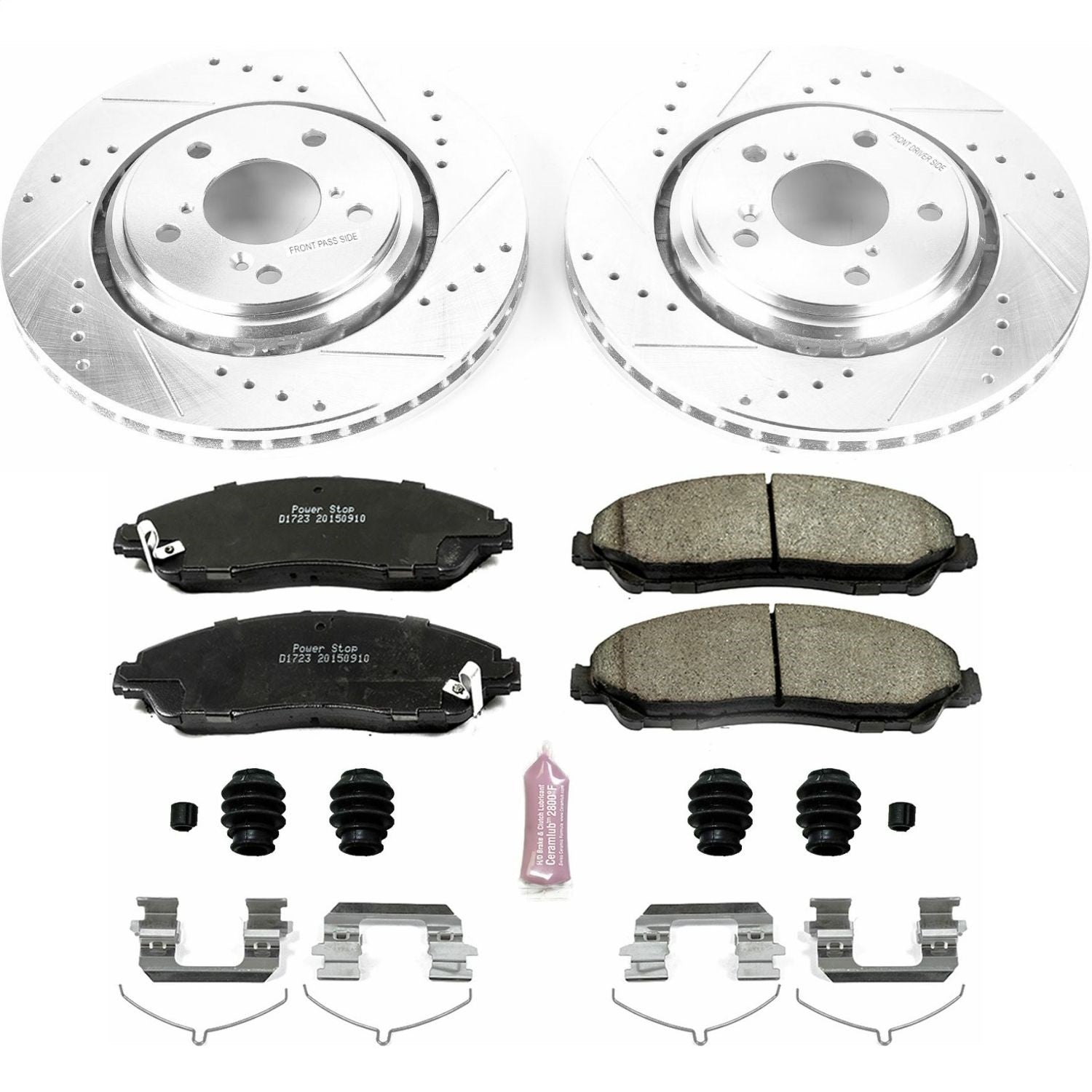 PowerStop Front Z23 Evolution Sport Brake Kit | Acura MDX (17-19) (K7352)