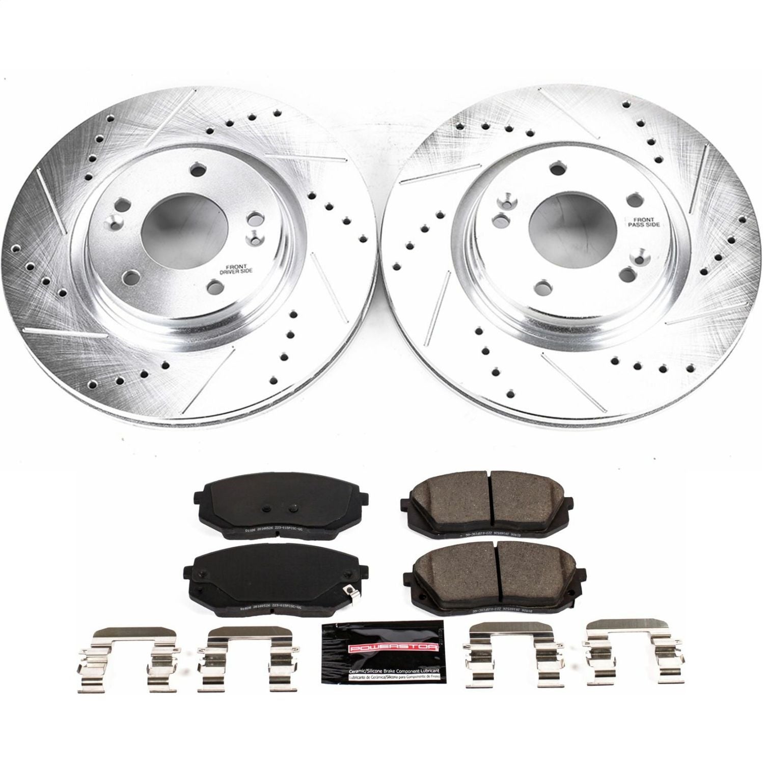 PowerStop Z23 Evolution Sport Front Brake Kit | Hyundai Sonata (16-19) (K7353)
