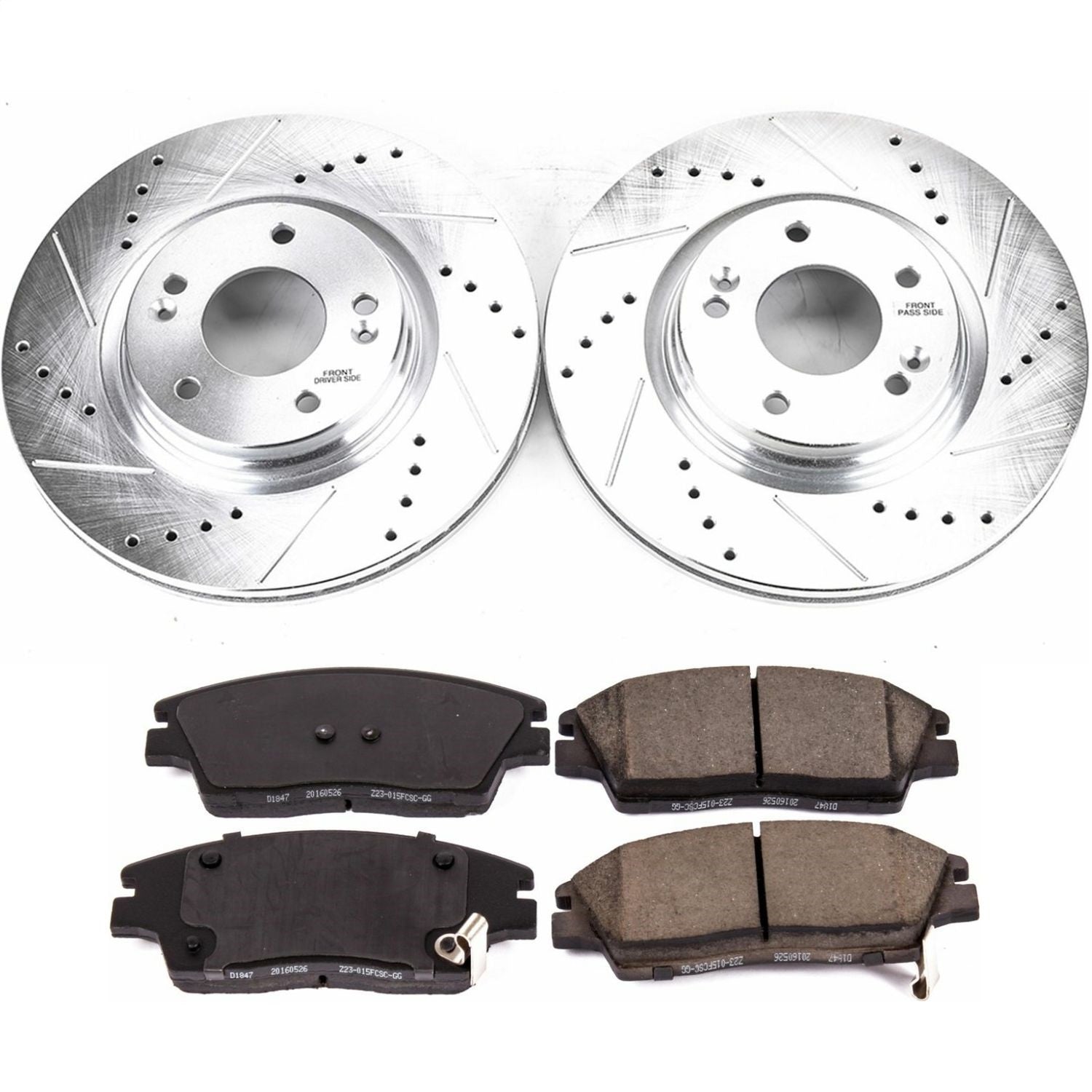 PowerStop Front Z23 Evolution Sport Brake Kit | Hyundai Elantra (17-19) (K7355)