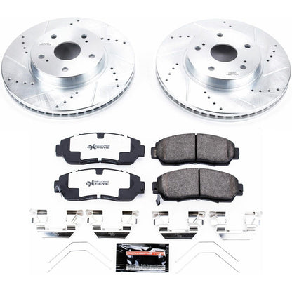 PowerStop Z26 Street Warrior Front Brake Kit | Subaru Legacy (15-18) (K7356-26)