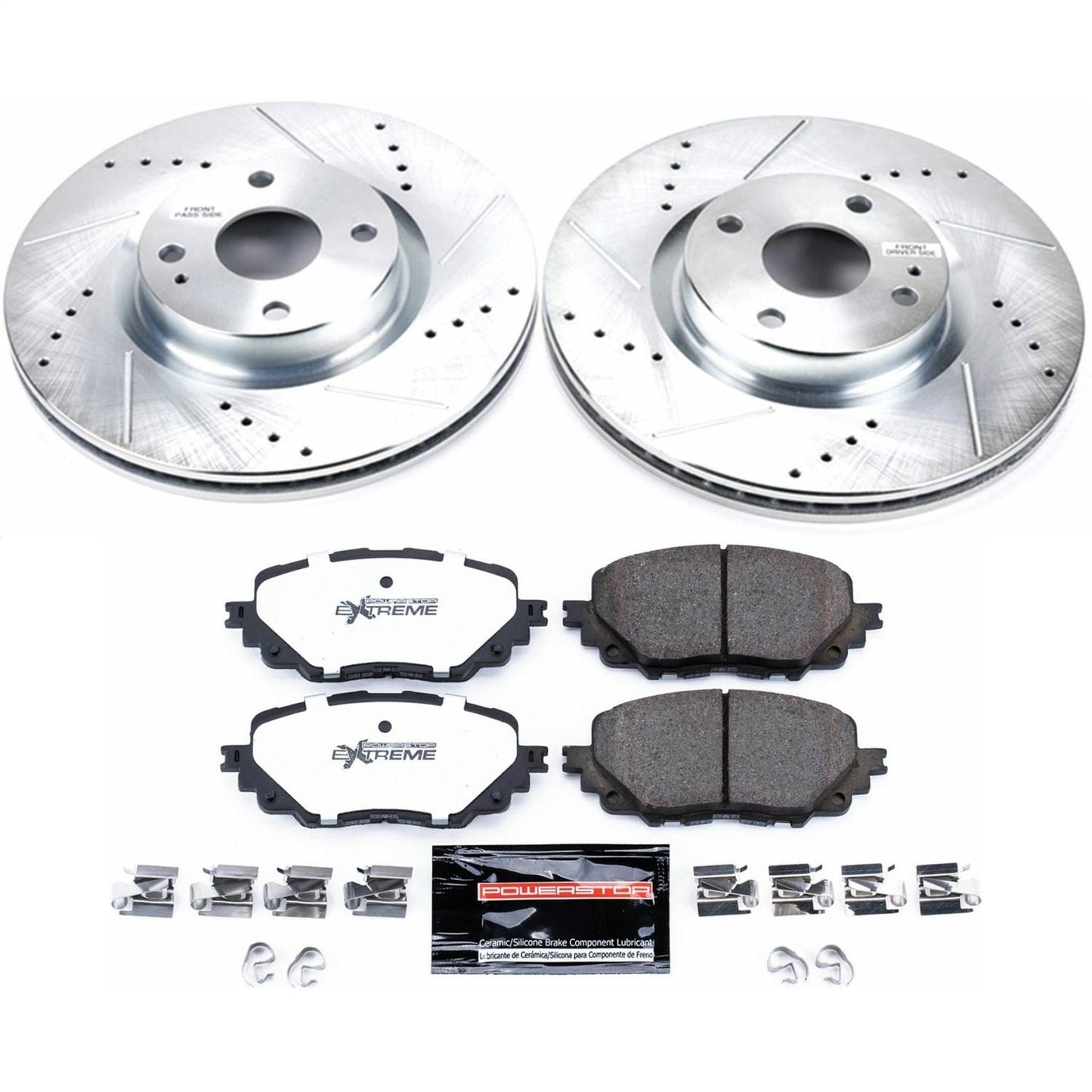 PowerStop Front Z26 Street Warrior Brake Kit | Fiat 124 Spider (17-19) (K7358-26)