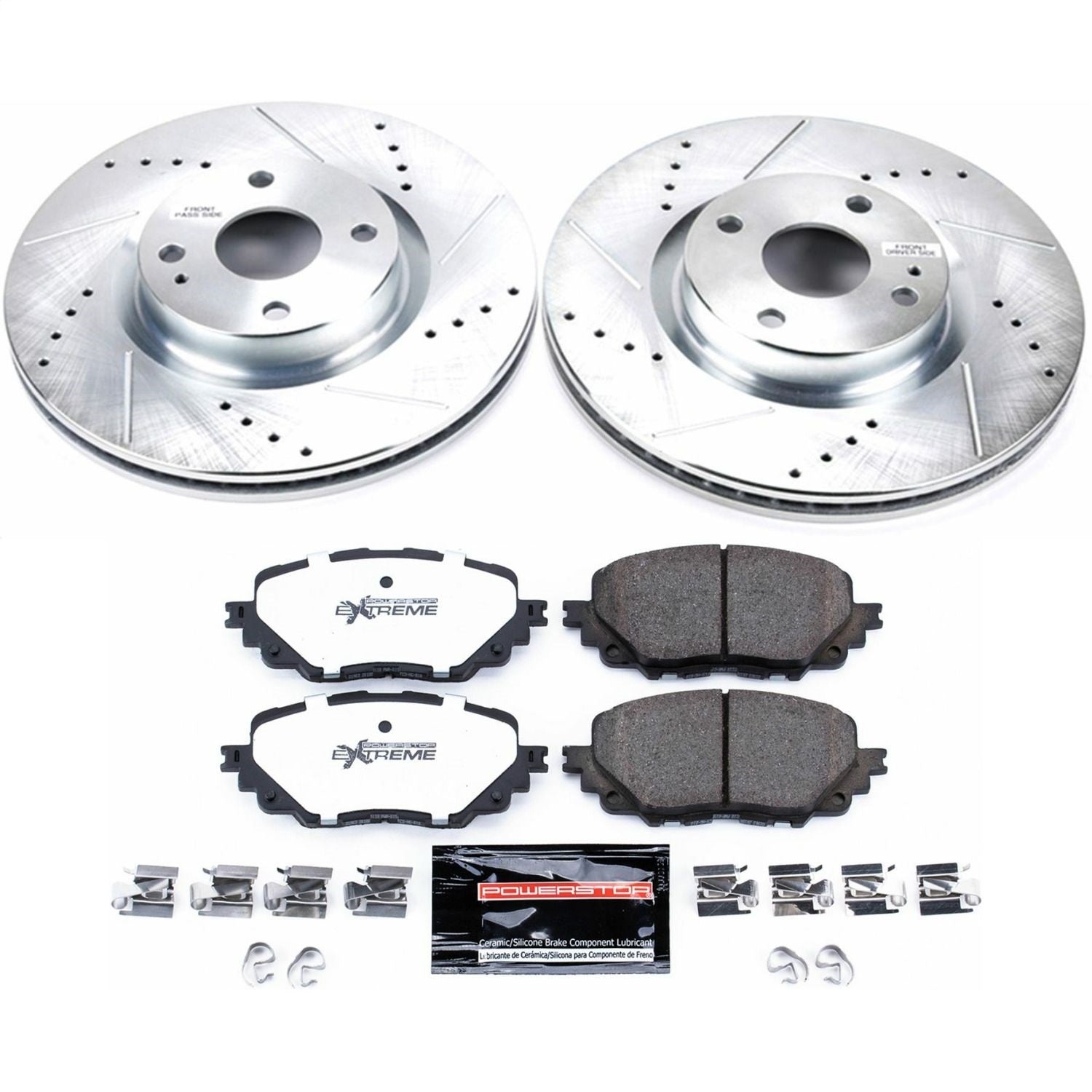 PowerStop Front Z26 Street Warrior Brake Kit | Fiat 124 Spider (17-19) (K7358-26)