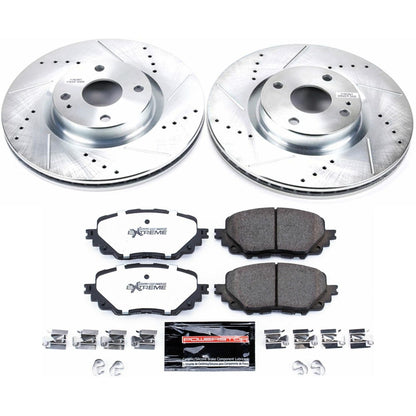 PowerStop Front Z26 Street Warrior Brake Kit | Fiat 124 Spider (17-19) (K7358-26)