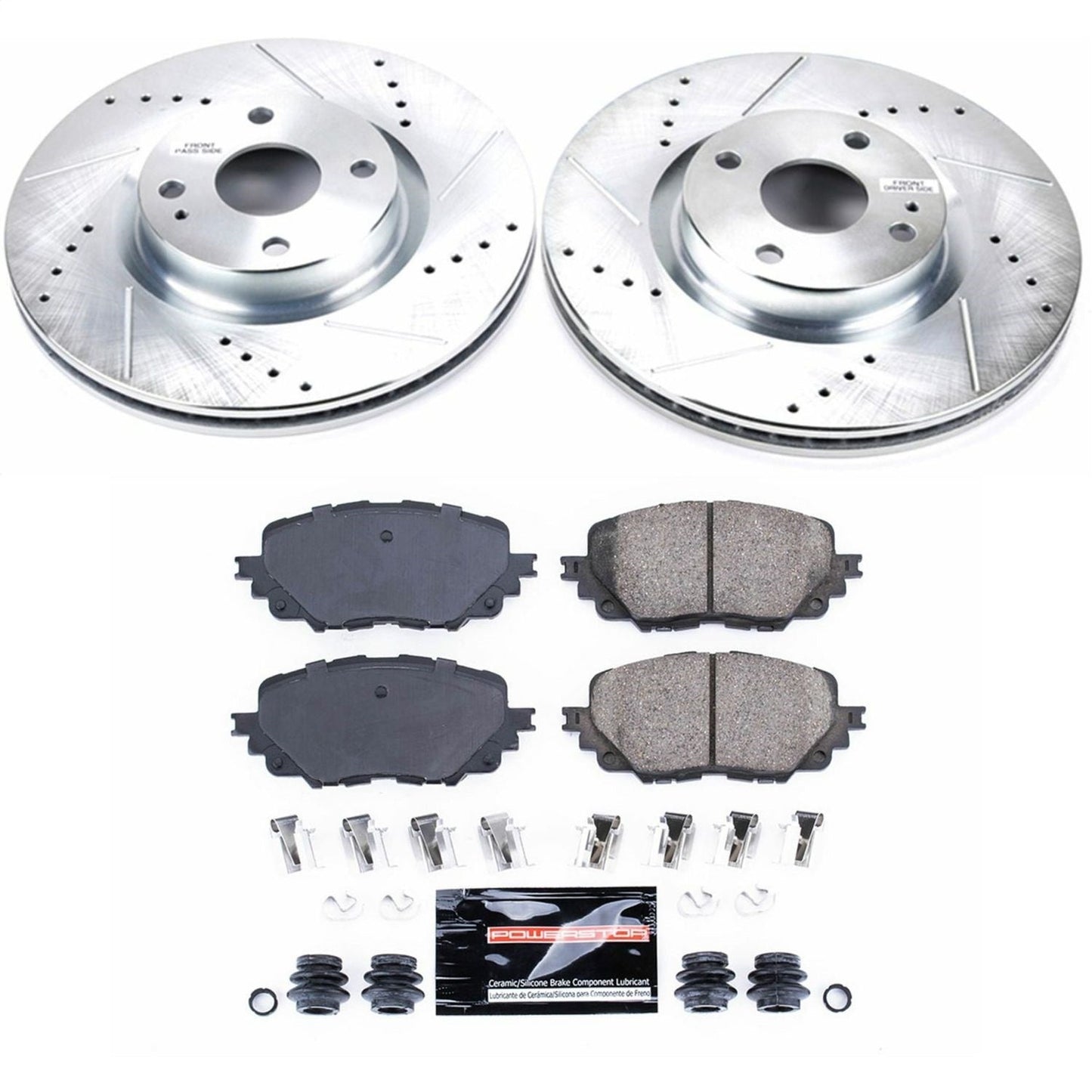 PowerStop Front Z23 Evolution Sport Brake Kit | Fiat 124 Spider (17-19) (K7358)