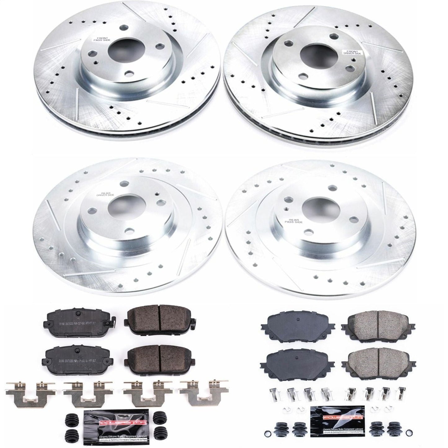 PowerStop Front & Rear Z23 Evolution Sport Brake Kit | Fiat 124 Spider (17-19) (K7359)