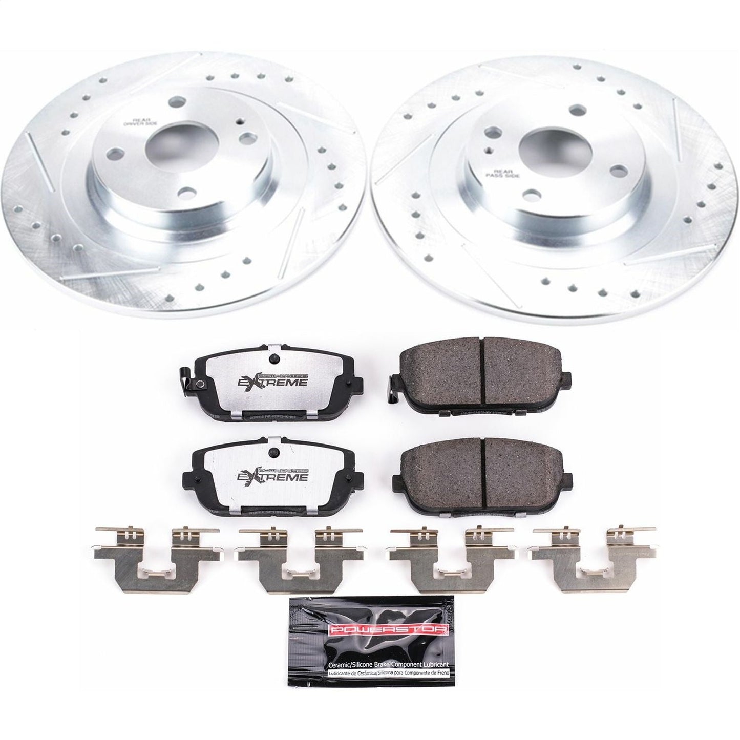 PowerStop Rear Z26 Street Warrior Brake Kit | Fiat 124 Spider (17-19) (K7362-26)