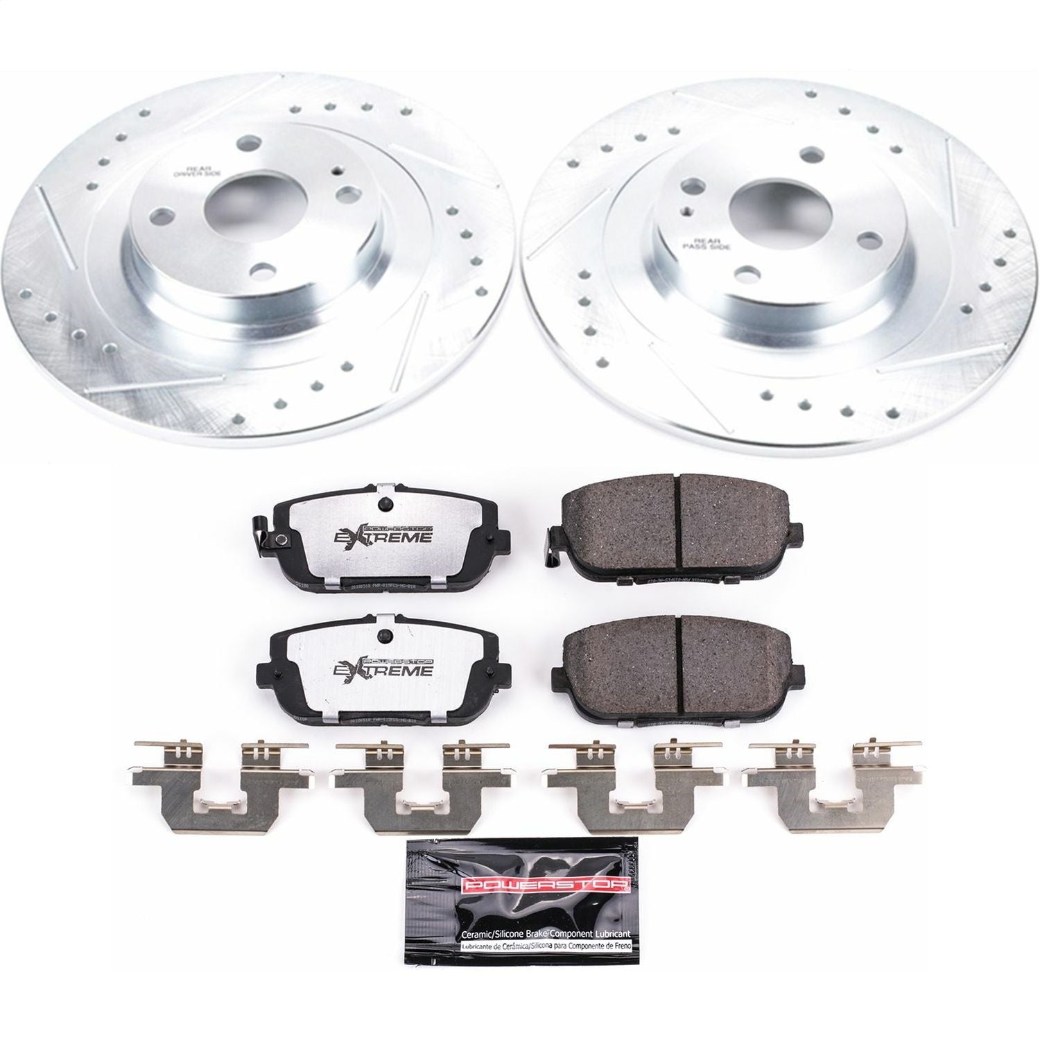 PowerStop Rear Z26 Street Warrior Brake Kit | Fiat 124 Spider (17-19) (K7362-26)