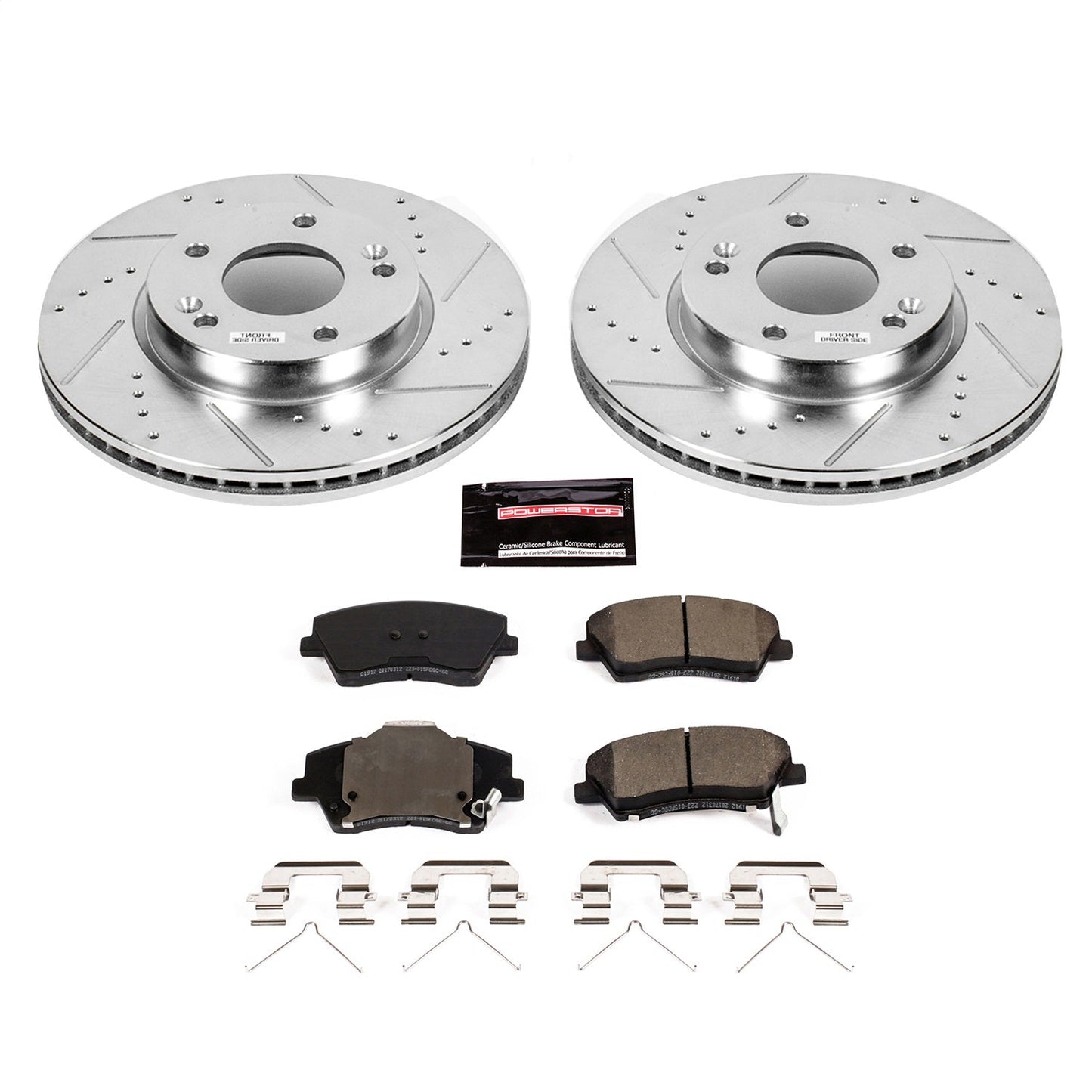 PowerStop Z23 Evolution Sport Front Brake Kit | Hyundai Elantra (17-19) (K7370)