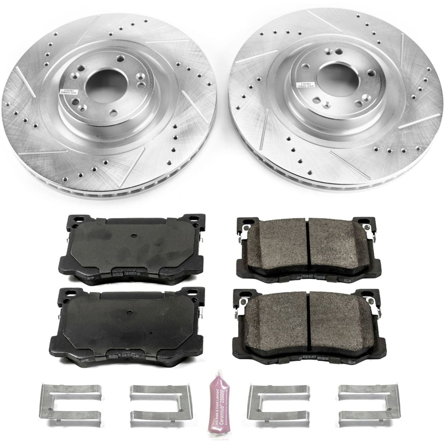 PowerStop Front Z23 Evolution Sport Brake Kit | Hyundai Genesis (15-16) (K7371)