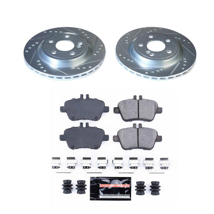 PowerStop Rear Z23 Evolution Sport Brake Kit | Mercedes-Benz CLA250 (14-19) (K7378)