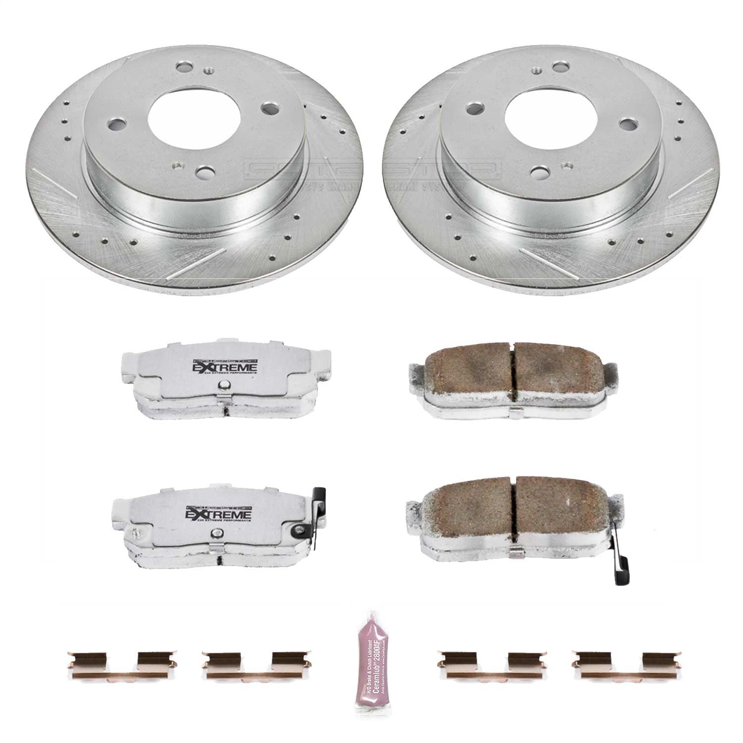 PowerStop Rear Z26 Street Warrior Brake Kit | Infiniti G20 (91-96) (K740-26)