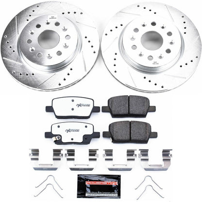 PowerStop Rear Z26 Street Warrior Brake Kit | Buick Enclave (18-19) (K7411-26)