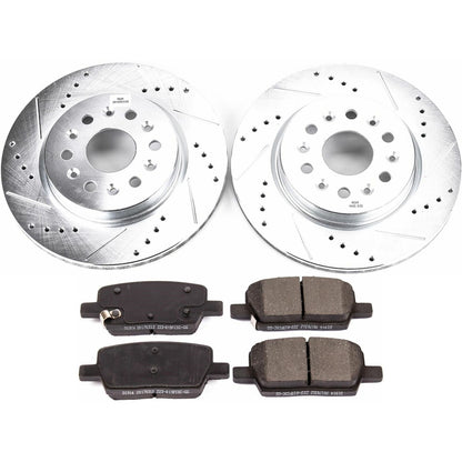 PowerStop Rear Z23 Evolution Sport Brake Kit | Buick Enclave (18-19) (K7411)