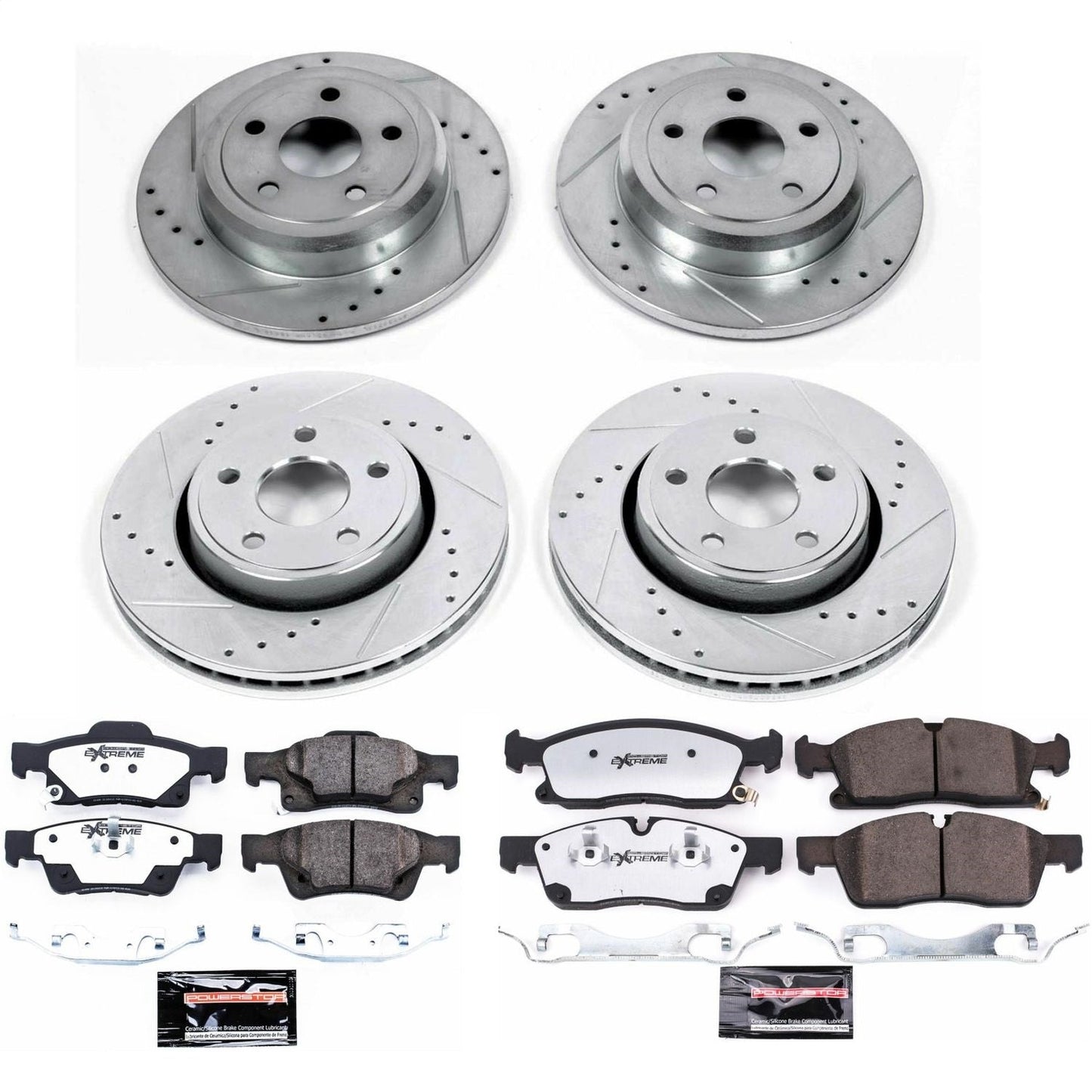 PowerStop Front & Rear Z36 Truck & Tow Brake Kit | Jeep Grand Cherokee (17-19) (K7413-36)