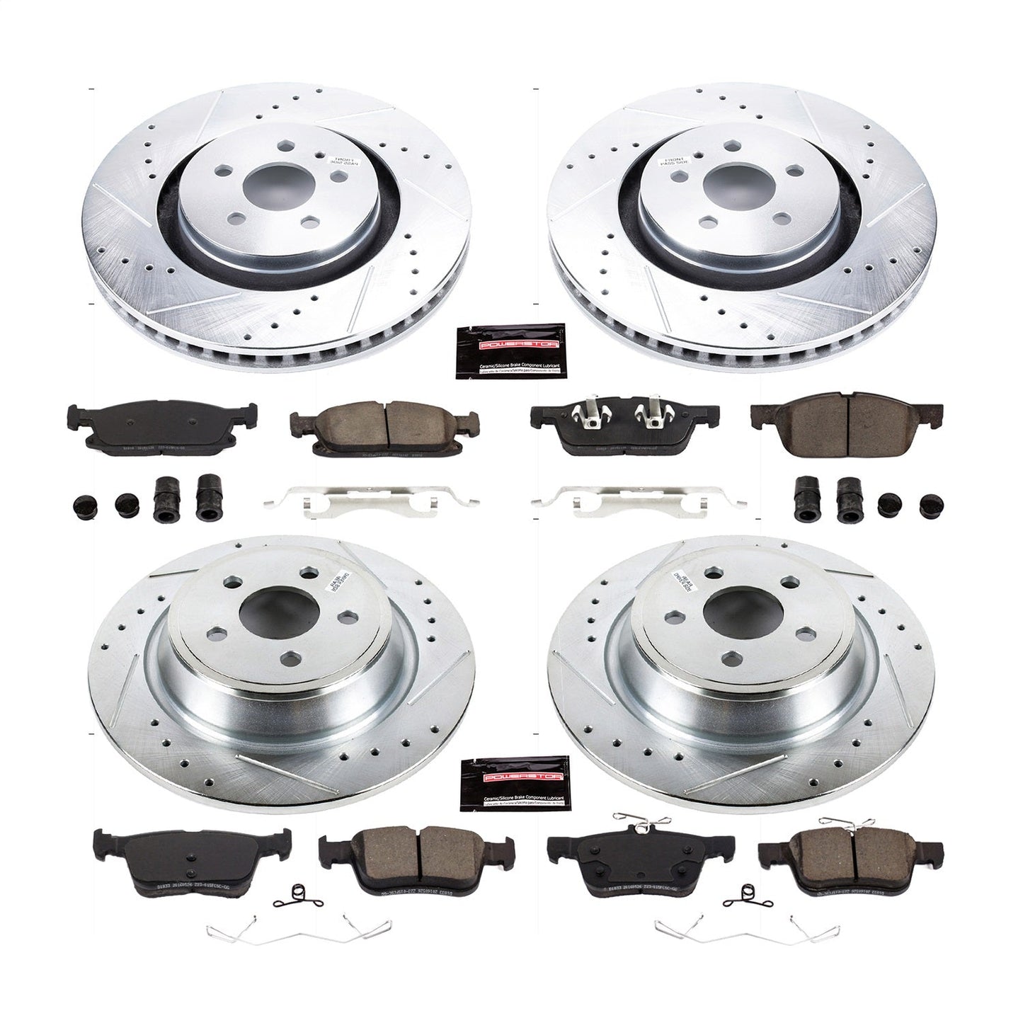 PowerStop Front & Rear Z23 Evolution Sport Brake Kit | Lincoln Continental (17-18) (K7416)