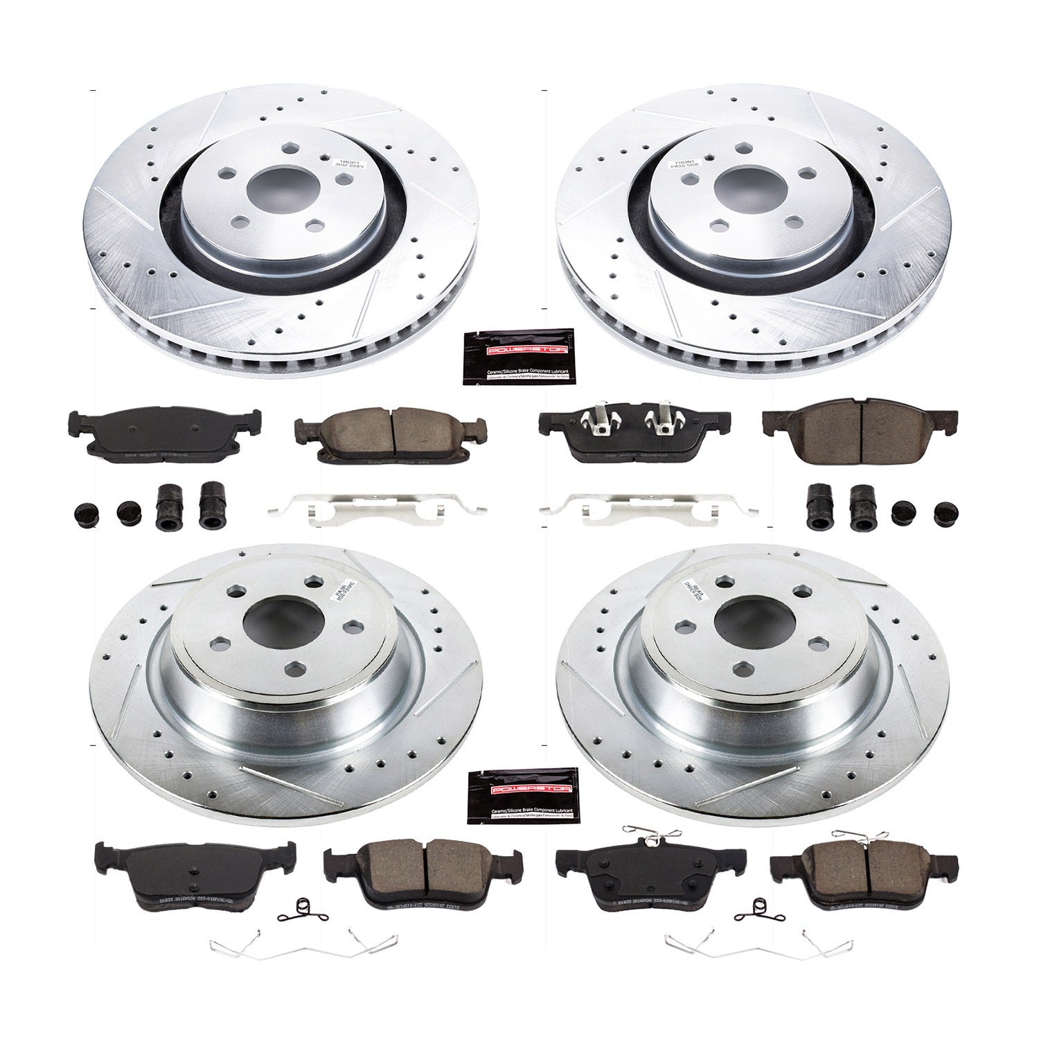 PowerStop Front & Rear Z23 Evolution Sport Brake Kit | Lincoln Continental (17-18) (K7416)