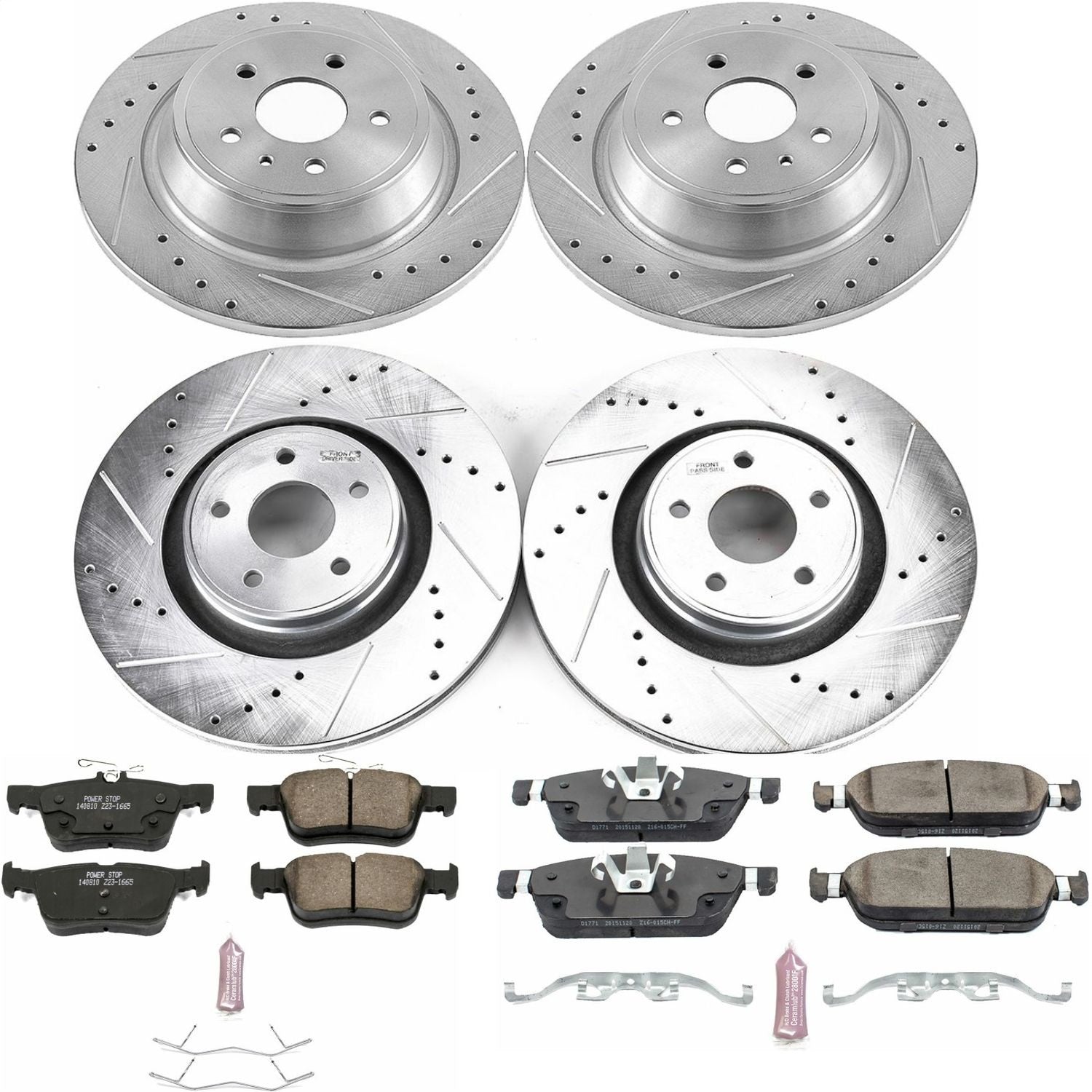 PowerStop Front & Rear Z23 Evolution Sport Brake Kit | Lincoln MKC (15-17) (K7418)