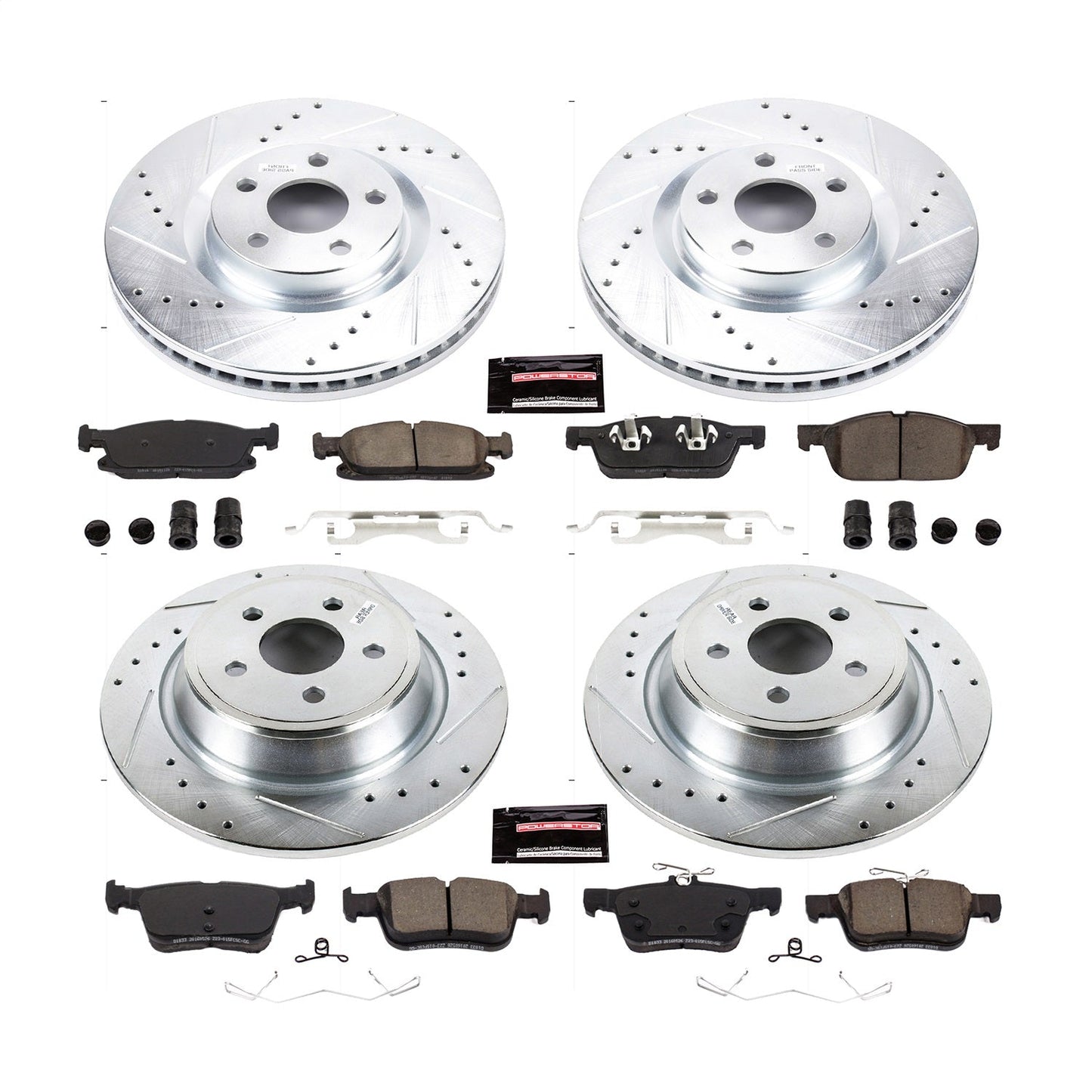 PowerStop Front & Rear Z23 Evolution Sport Brake Kit | Lincoln Continental (17-18) (K7419)