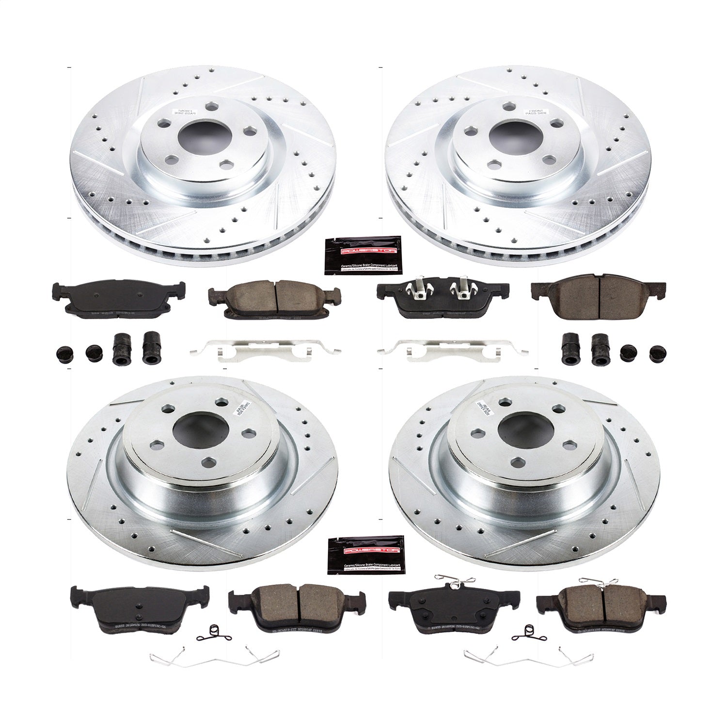 PowerStop Front & Rear Z23 Evolution Sport Brake Kit | Lincoln Continental (17-18) (K7419)