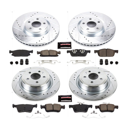 PowerStop Front & Rear Z23 Evolution Sport Brake Kit | Lincoln Continental (17-18) (K7419)