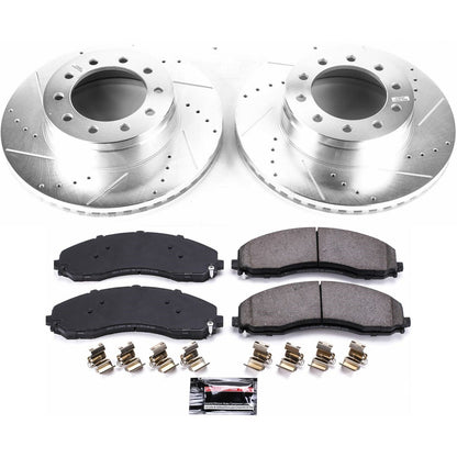 PowerStop Front Z36 Truck & Tow Brake Kit | Ford F-450 Super Duty (17-22) (K7422-36)