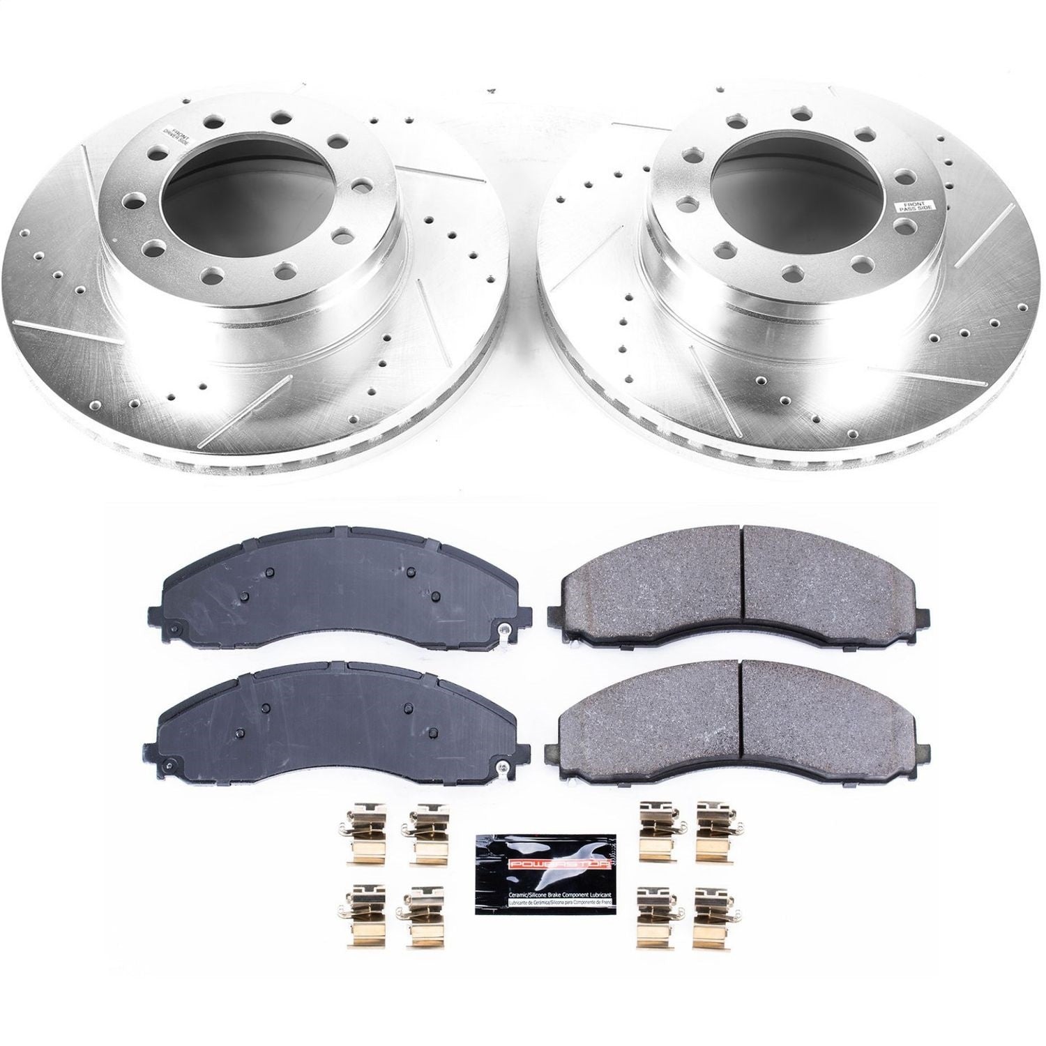 PowerStop Front Z23 Evolution Brake Kit | Ford F-550 Super Duty (17-22) (K7422)