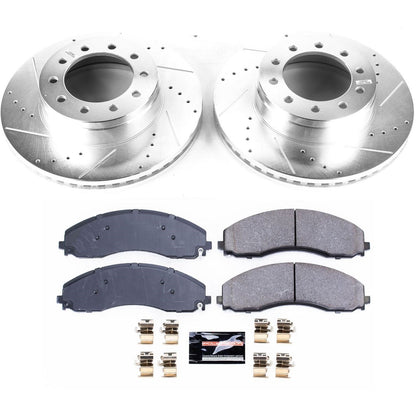 PowerStop Front Z23 Evolution Brake Kit | Ford F-550 Super Duty (17-22) (K7422)