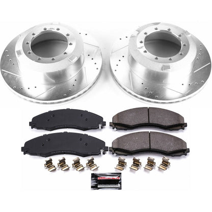 PowerStop Rear Z36 Truck & Tow Brake Kit | Ford F-550 Super Duty (17-22) (K7424-36)