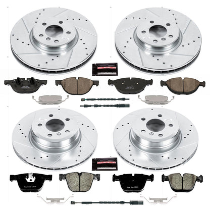PowerStop Front and Rear Z23 Evolution Brake Kit | BMW X5 (11-18) (K7432)