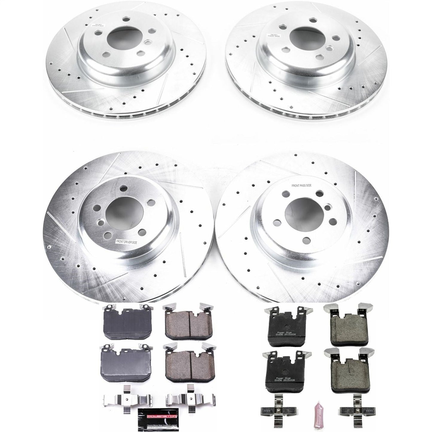 PowerStop Front & Rear Z23 Evolution Sport Brake Kit | BMW 335i (12-15) (K7436)